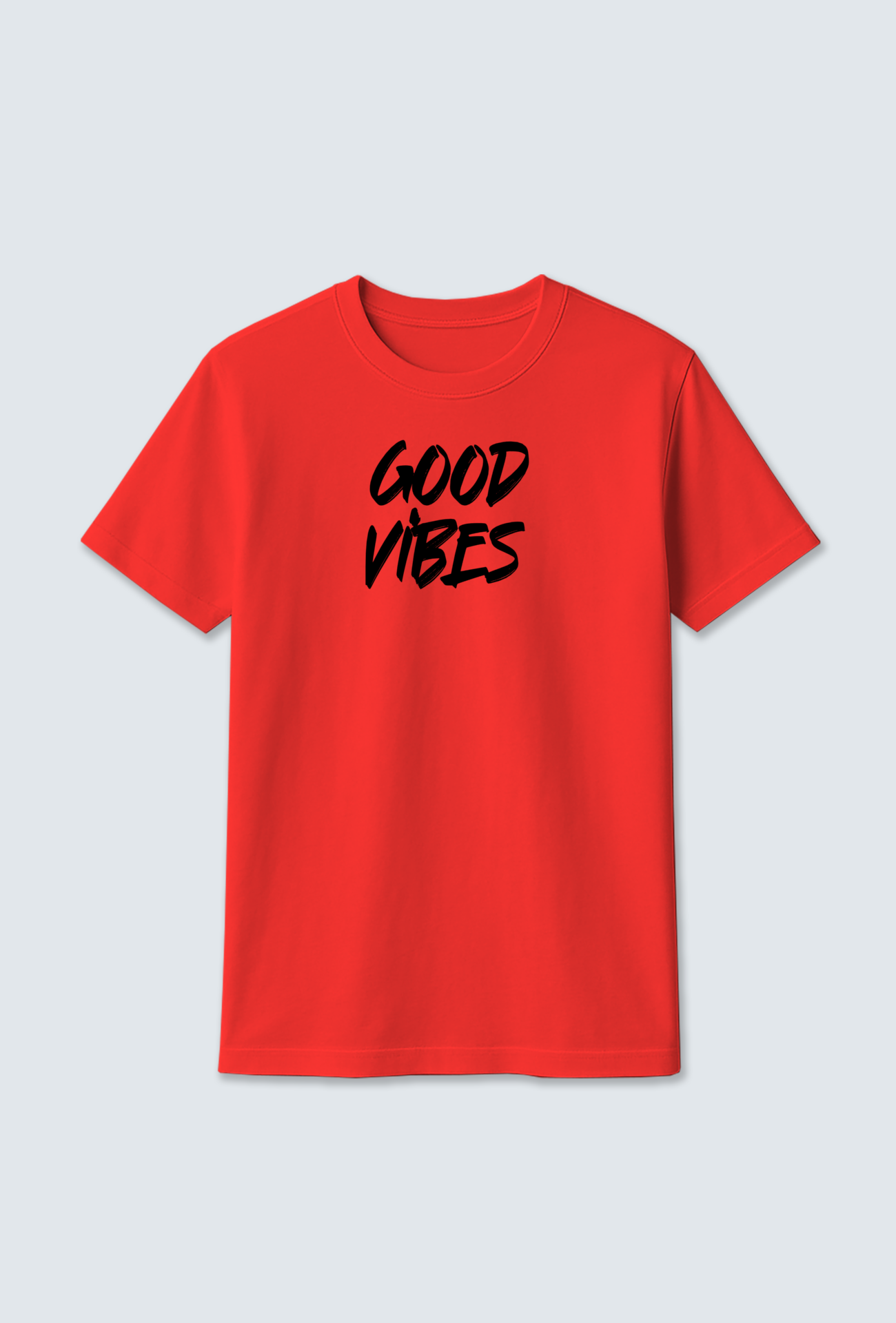 Cotton T-shirt : GOOD VIBES cotton T-shirt