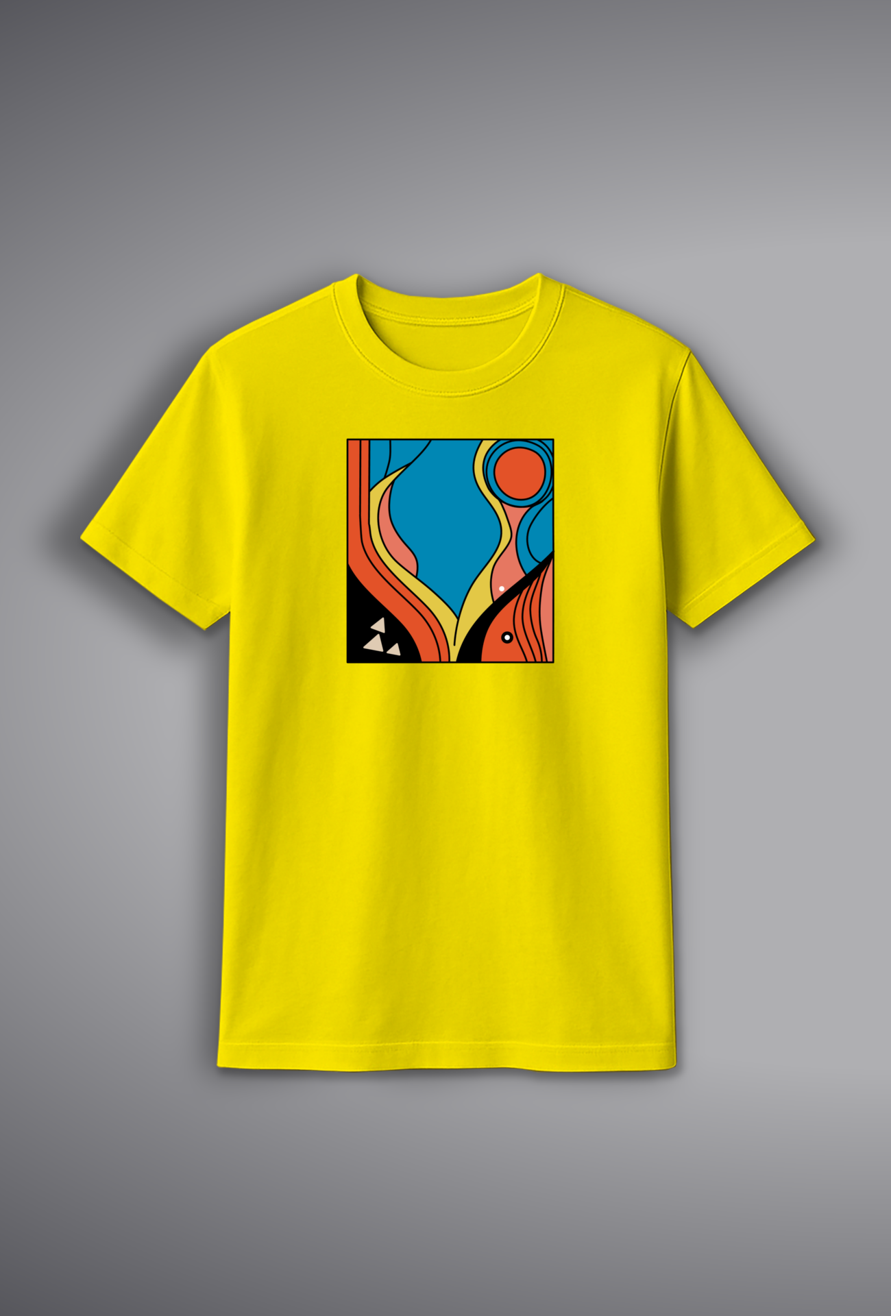 Colorful Cloud Print T-Shirt for Women – 100% Cotton | SORA Fashion India