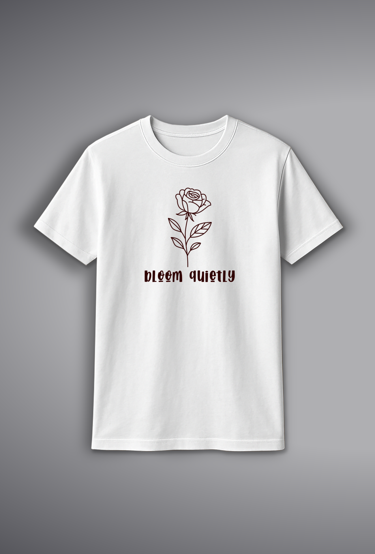 Elegant Rose Print T-Shirt for Women – 100% Cotton | Buy Online at SORA Fashion