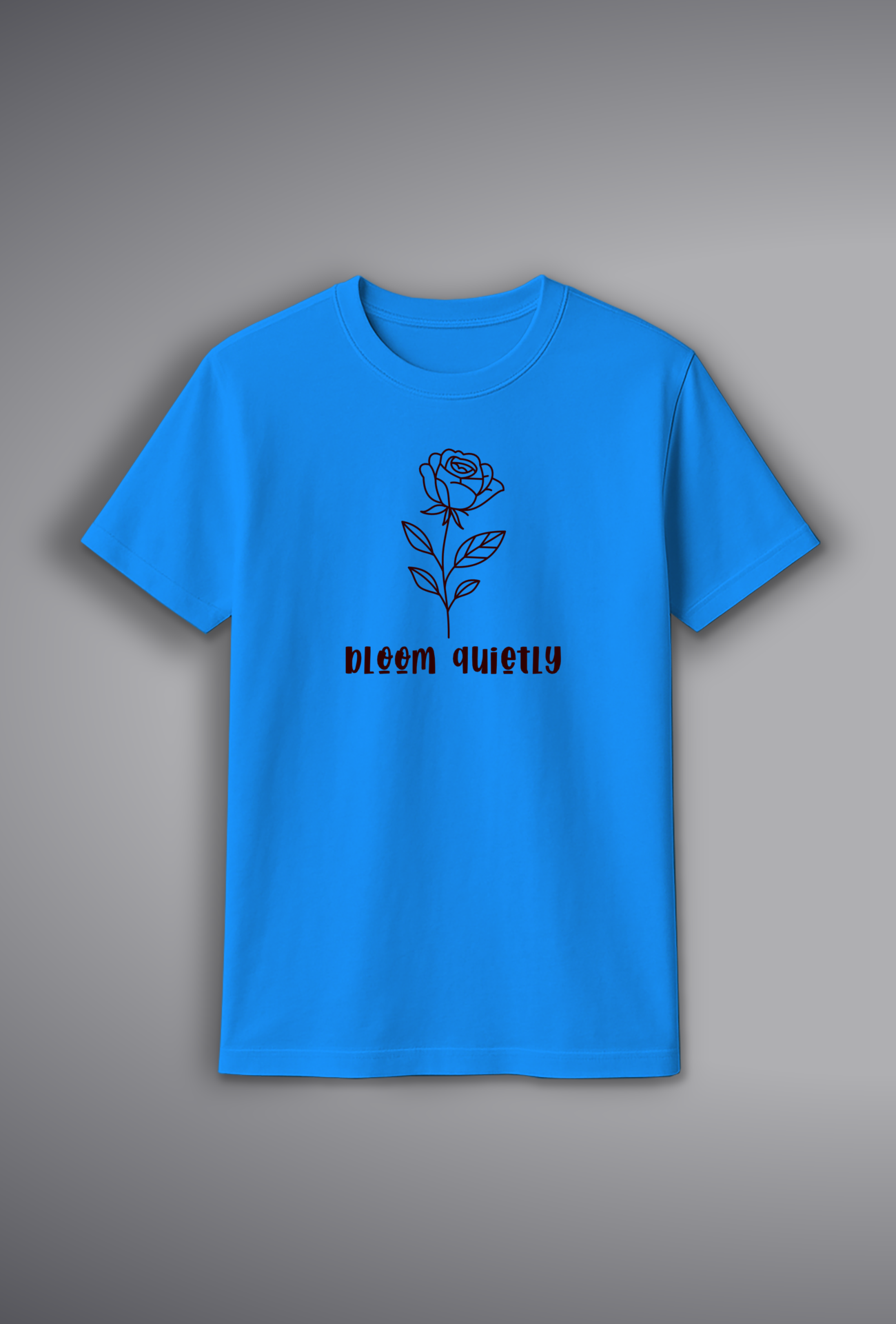 Elegant Rose Print T-Shirt for Women – 100% Cotton | Buy Online at SORA Fashion