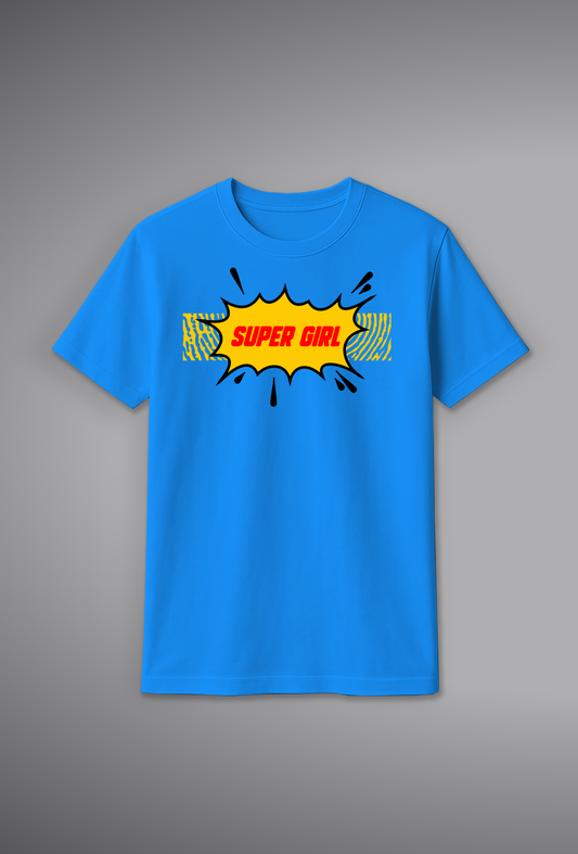 Power Girl Text T-Shirt for Women – 100% Cotton | Shop Online at SORA Fashion