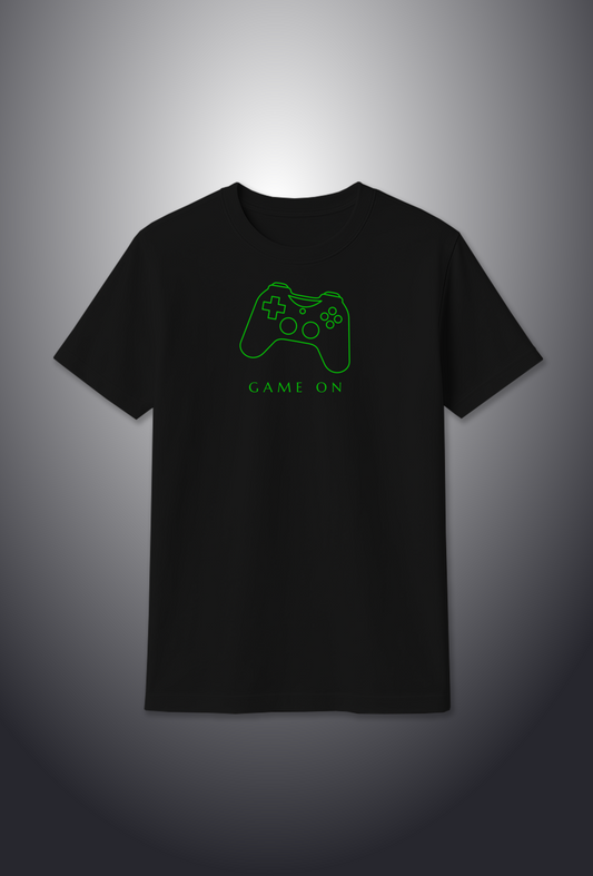 Glow in the Dark Game Remote Cotton T-Shirt