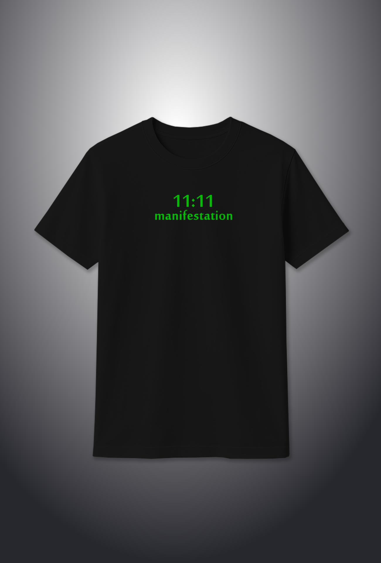 Cotton T-Shirt : Glow-in-the-Dark "11:11 Manifest"