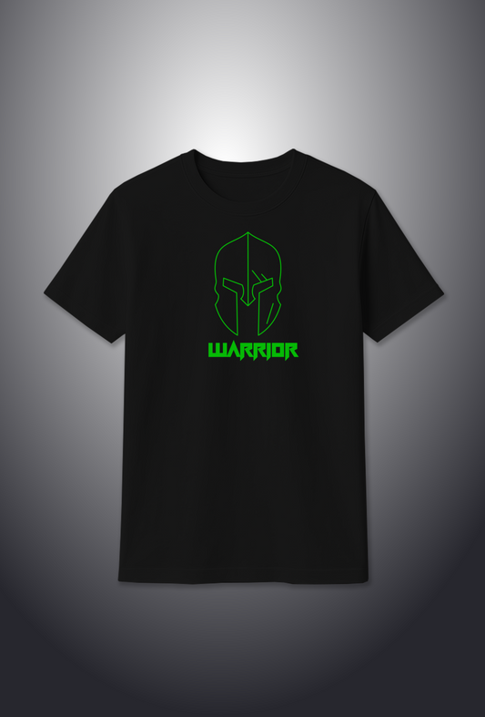 Cotton T-Shirt : Glow in the Dark "Warrior"