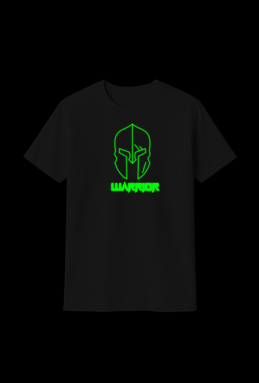 Cotton T-Shirt : Glow in the Dark "Warrior"