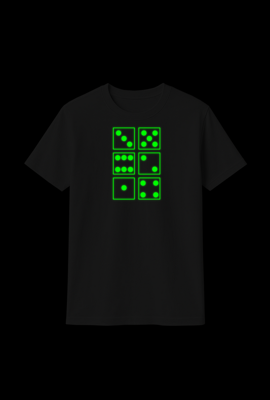 Cotton T-Shirt : Glow in the Dark "GAME" Cotton T-Shirt