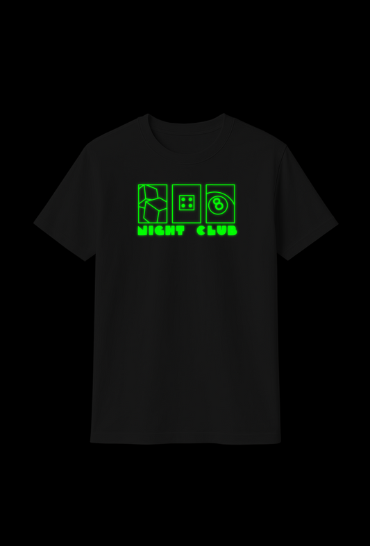 Cotton T-Shirt : Pool Game Glow