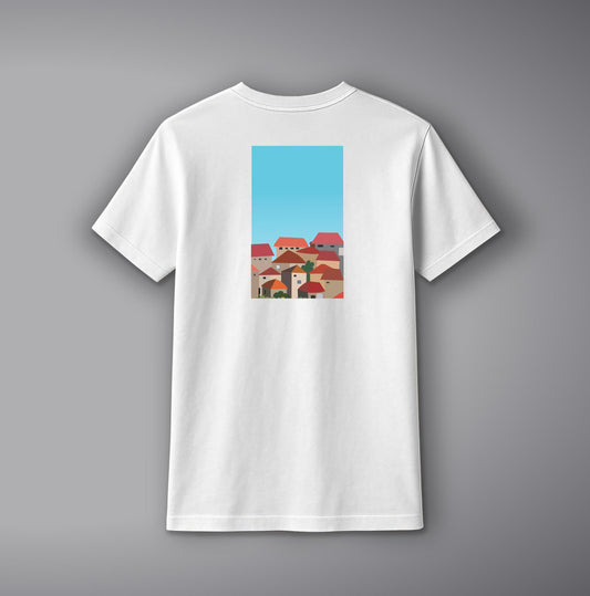HOME T-Shirt – Minimal Cotton Tee with Home-Themed Graphic | SORA FASHION
