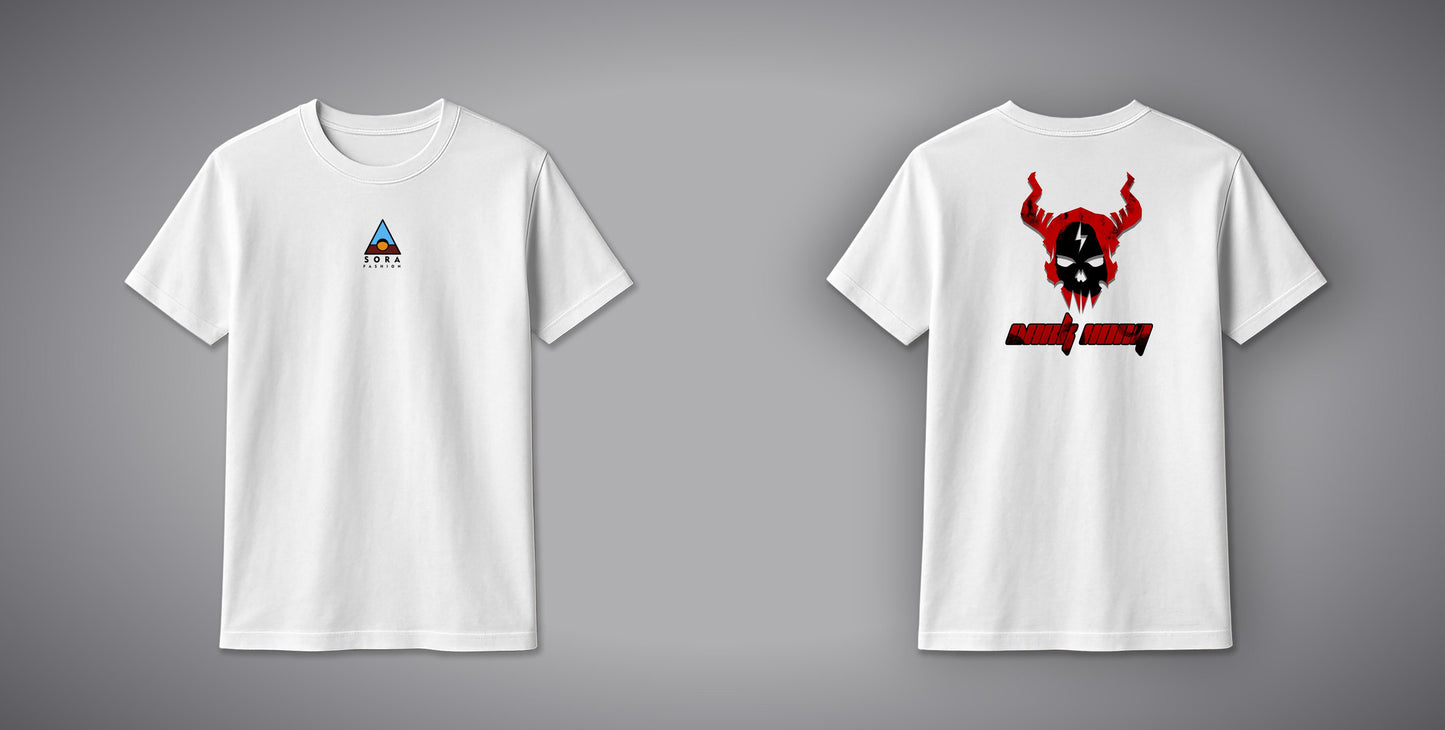 Devil Horn T-Shirt – Edgy Graphic Cotton Tee with Devil Horn Design | SORA FASHION