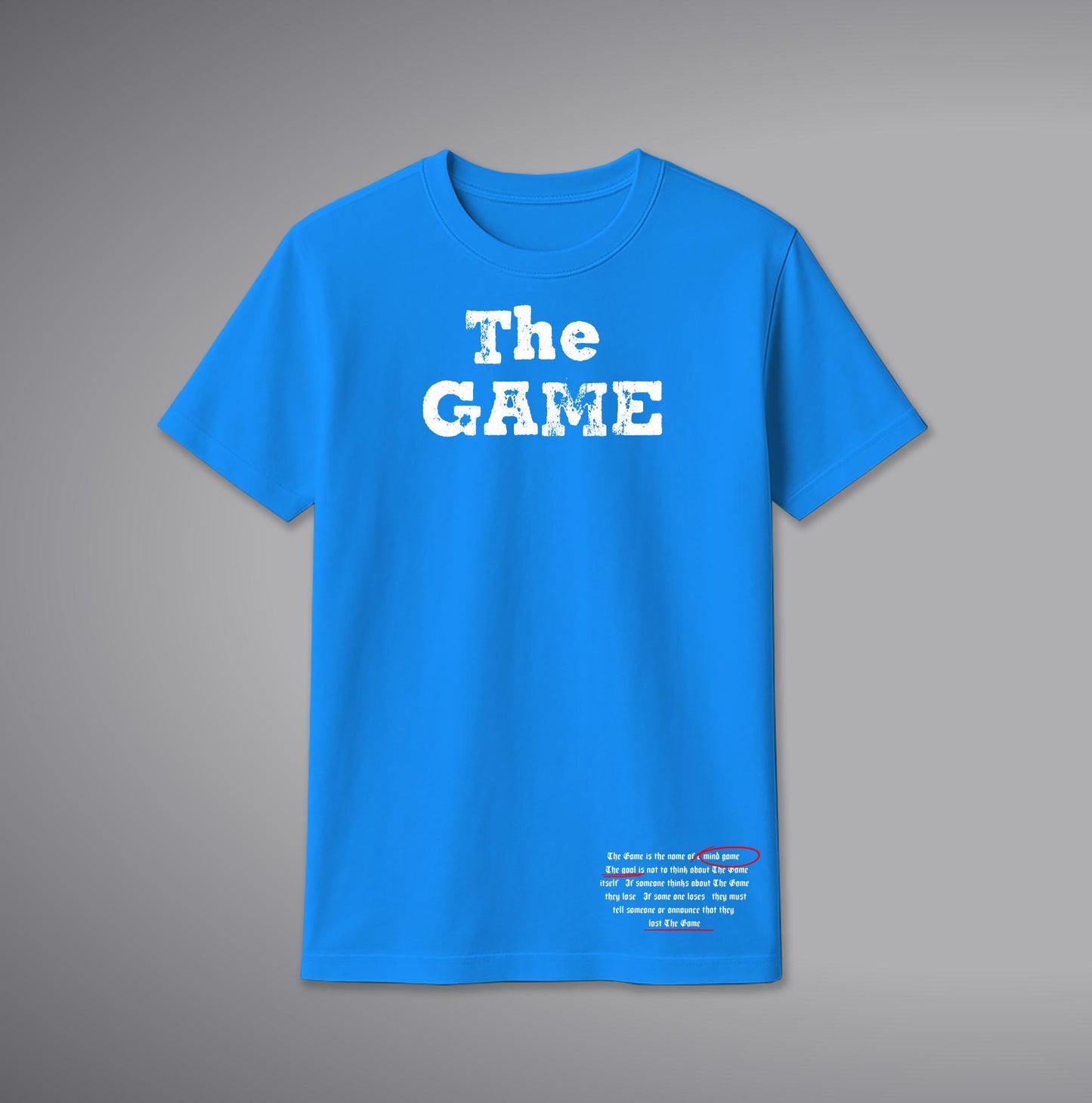 The Game T-Shirt – Attitude Graphic Cotton Tee for Men & Women | SORA FASHION