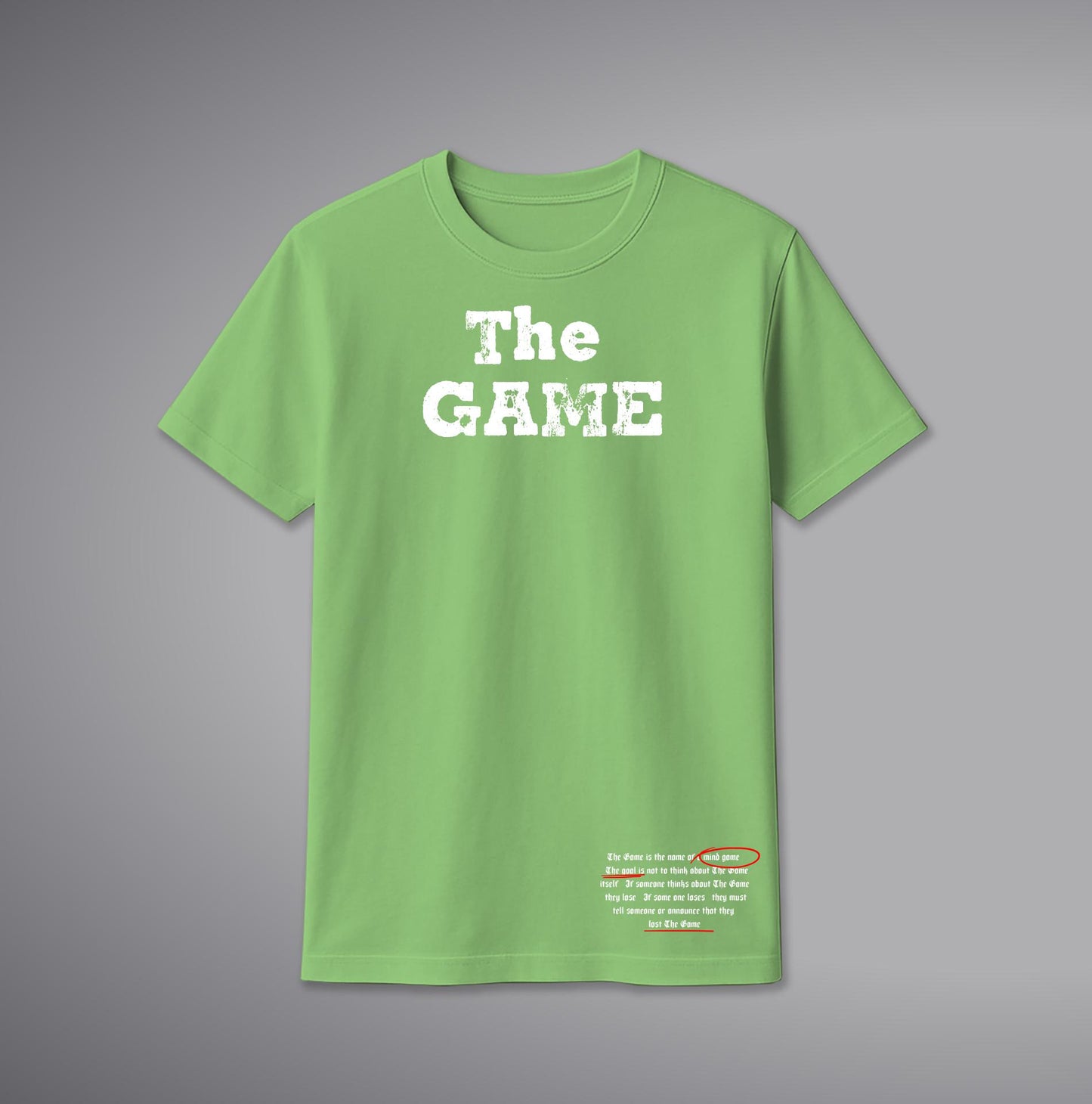 The Game T-Shirt – Attitude Graphic Cotton Tee for Men & Women | SORA FASHION