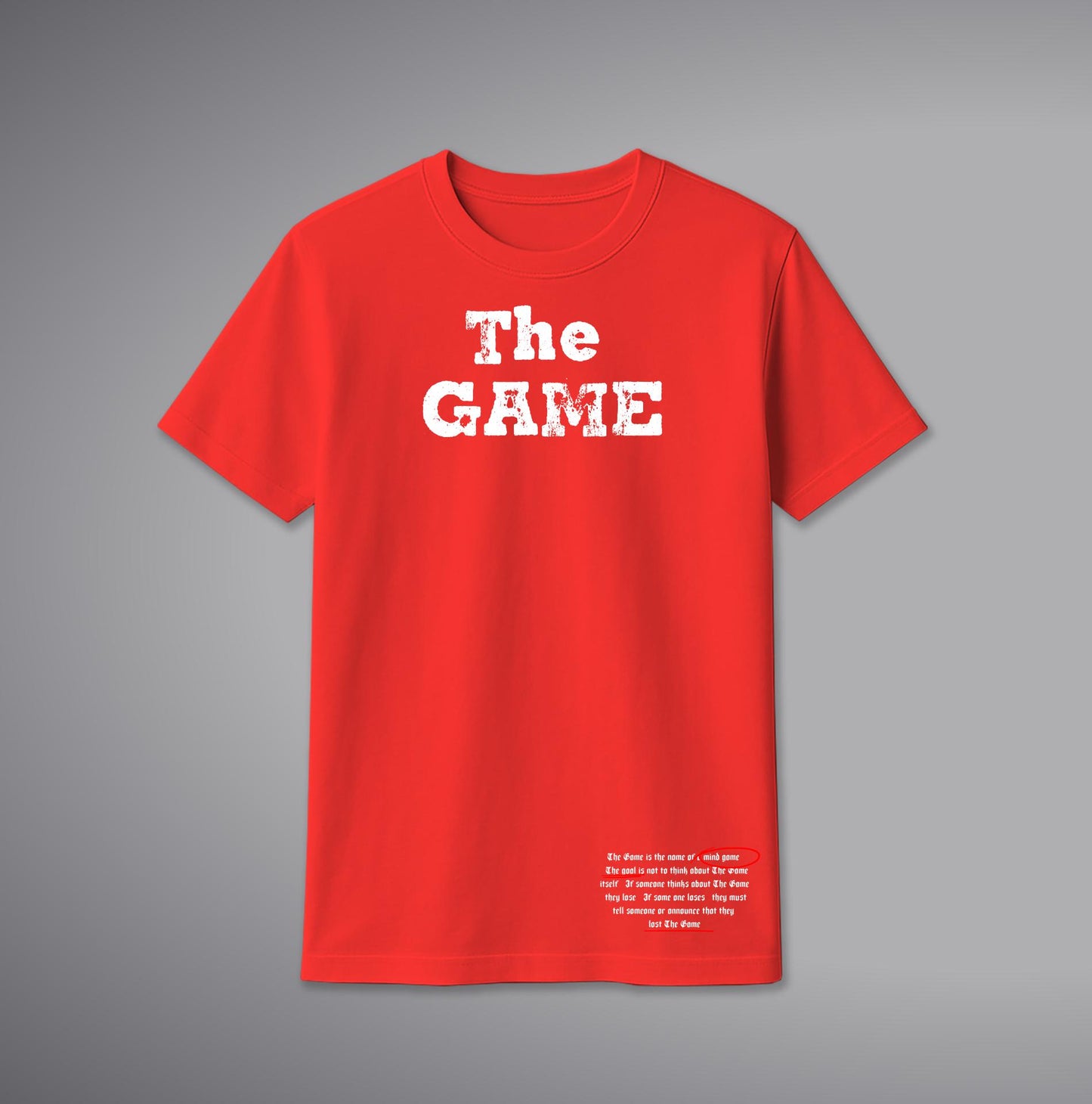 The Game T-Shirt – Attitude Graphic Cotton Tee for Men & Women | SORA FASHION