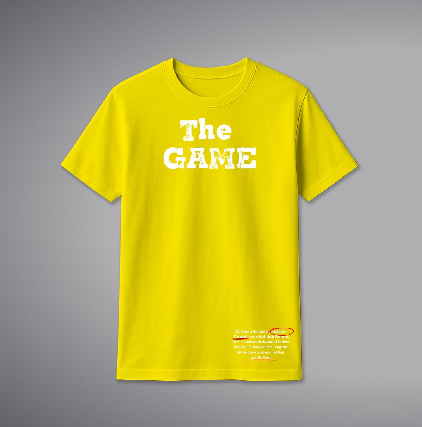 The Game T-Shirt – Attitude Graphic Cotton Tee for Men & Women | SORA FASHION