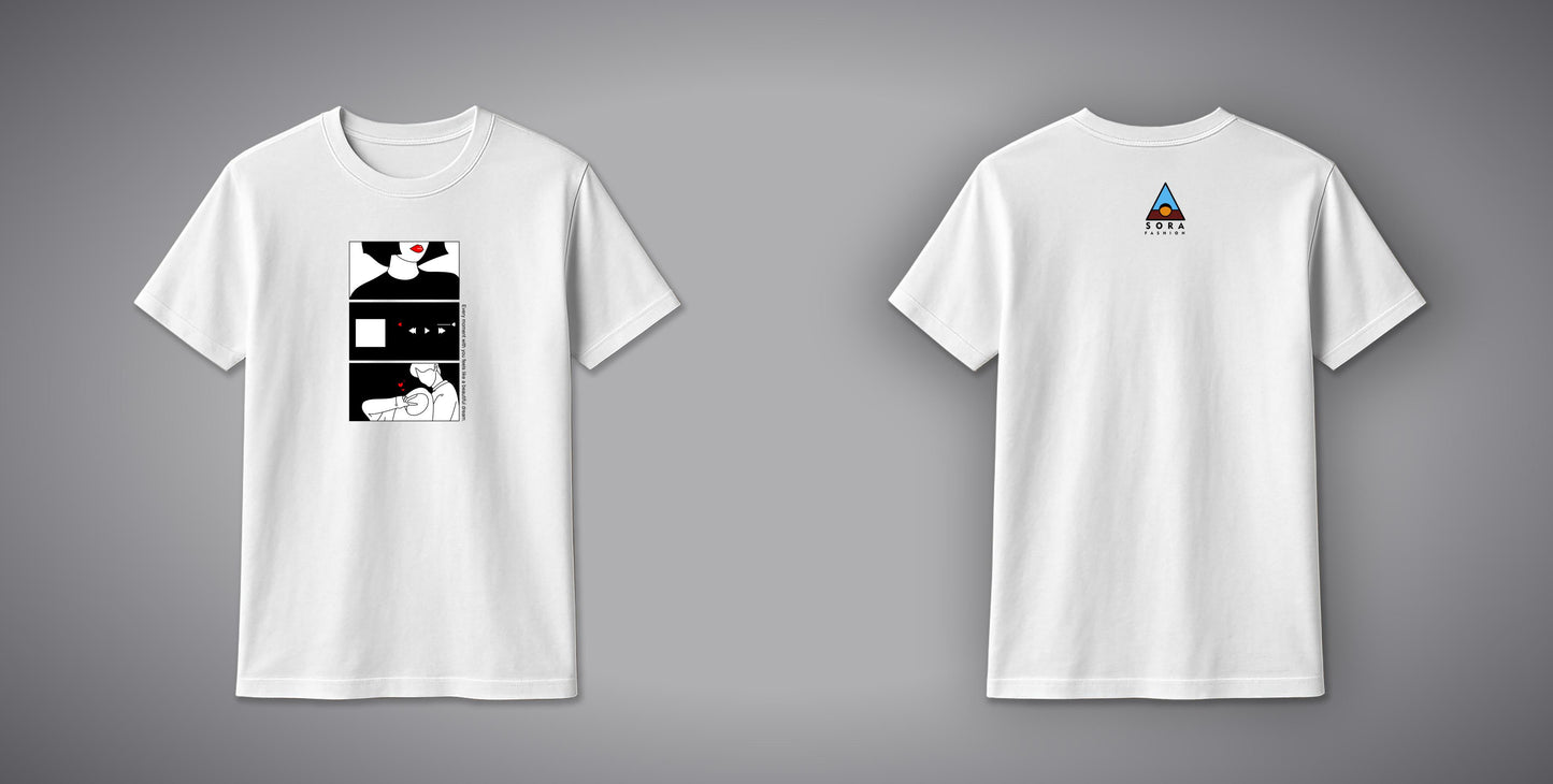 Music T-Shirt – Artistic Cotton Tee with Music-Inspired Graphic | SORA FASHION