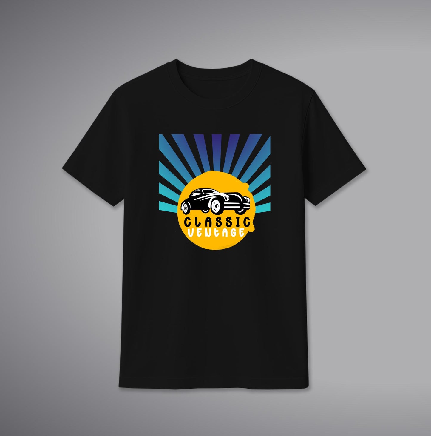 Classic Car T-Shirt – Retro Cotton Tee with Classic Car Design | SORA FASHION