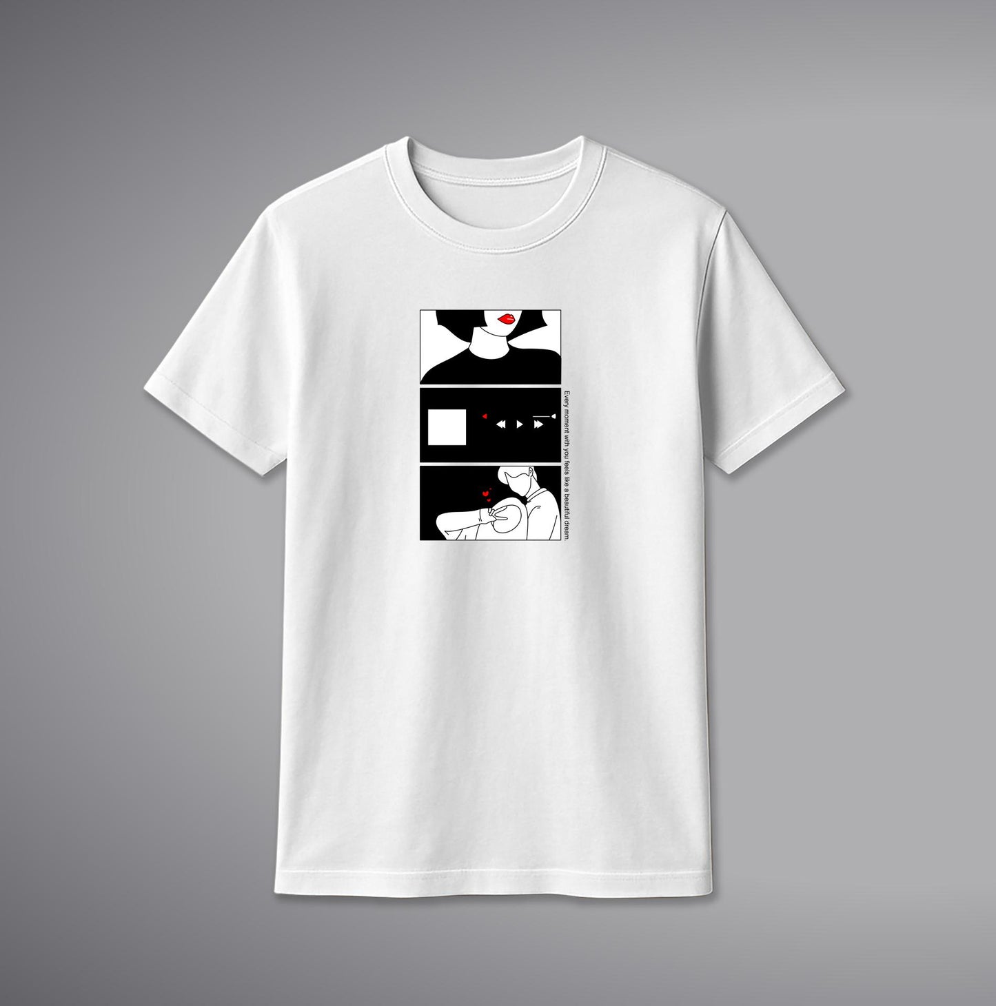 Music T-Shirt – Artistic Cotton Tee with Music-Inspired Graphic | SORA FASHION