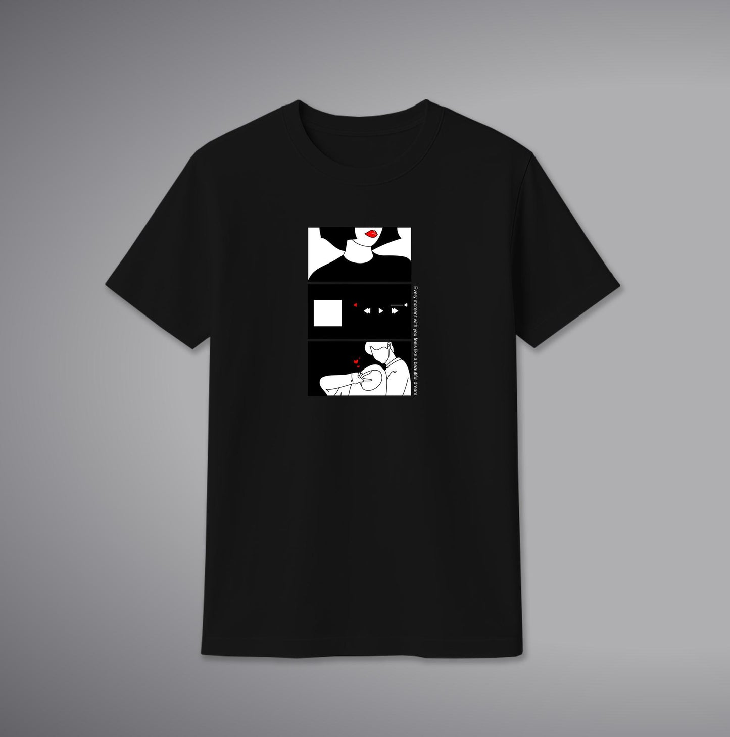 Music T-Shirt – Artistic Cotton Tee with Music-Inspired Graphic | SORA FASHION