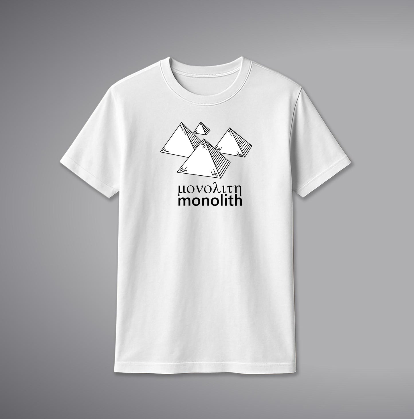 Pyramid T-Shirt – Geometric Cotton Tee with Pyramid Design | SORA FASHION