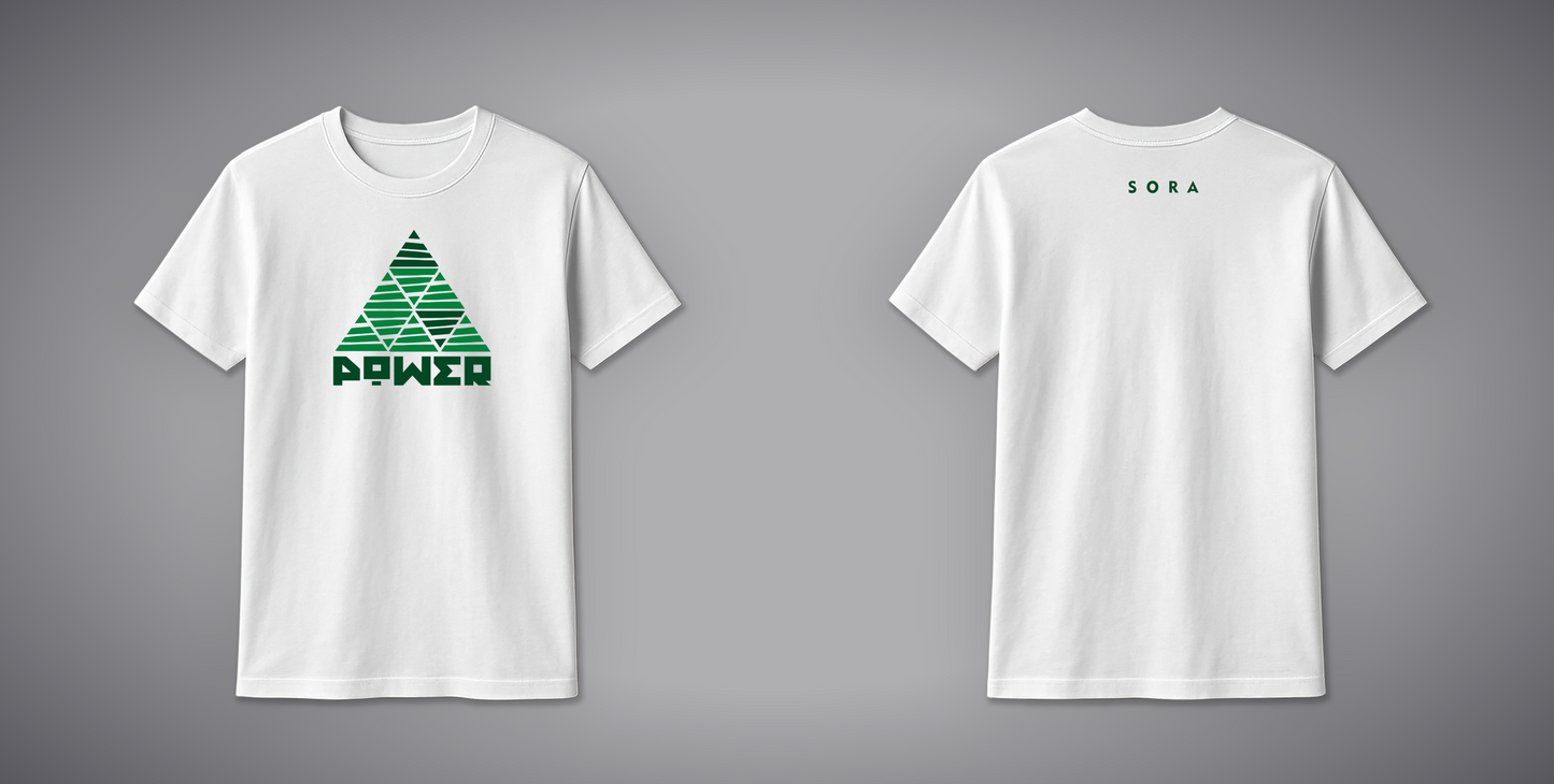 Geometric Triangle Design T-Shirt for Women – 100% Cotton | Shop Online at SORA Fashion