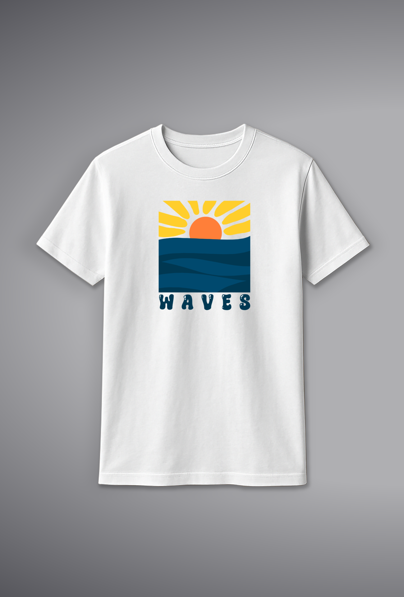 Flower Wave Graphic T-Shirt for Women – 100% Cotton | Shop Online at SORA Fashion