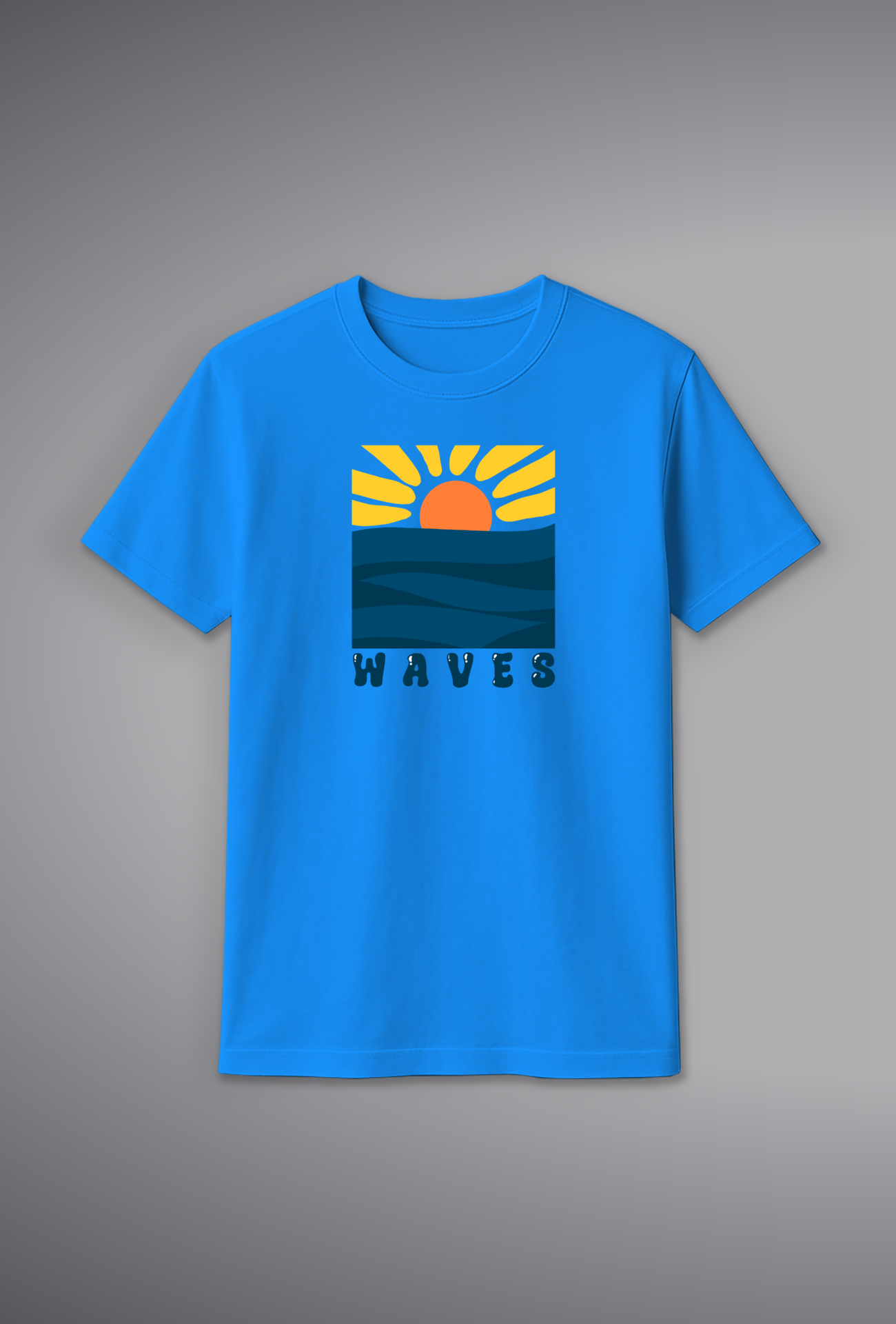Flower Wave Graphic T-Shirt for Women – 100% Cotton | Shop Online at SORA Fashion
