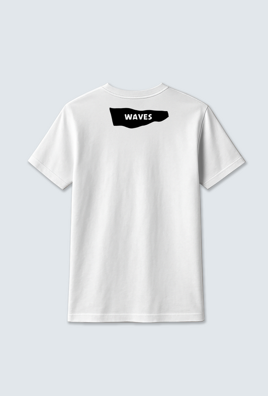 Cotton T-Shirt : 🌊 “Wave” Design Cotton T-Shirt