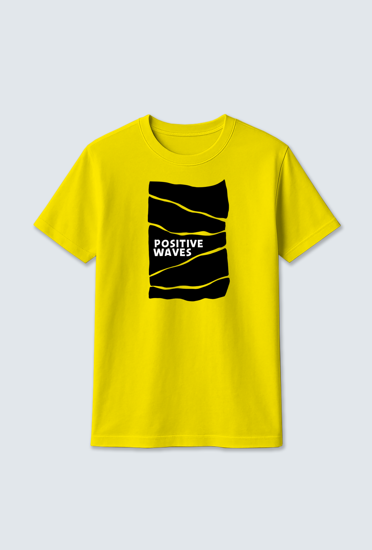 Cotton T-Shirt : 🌊 “Wave” Design Cotton T-Shirt
