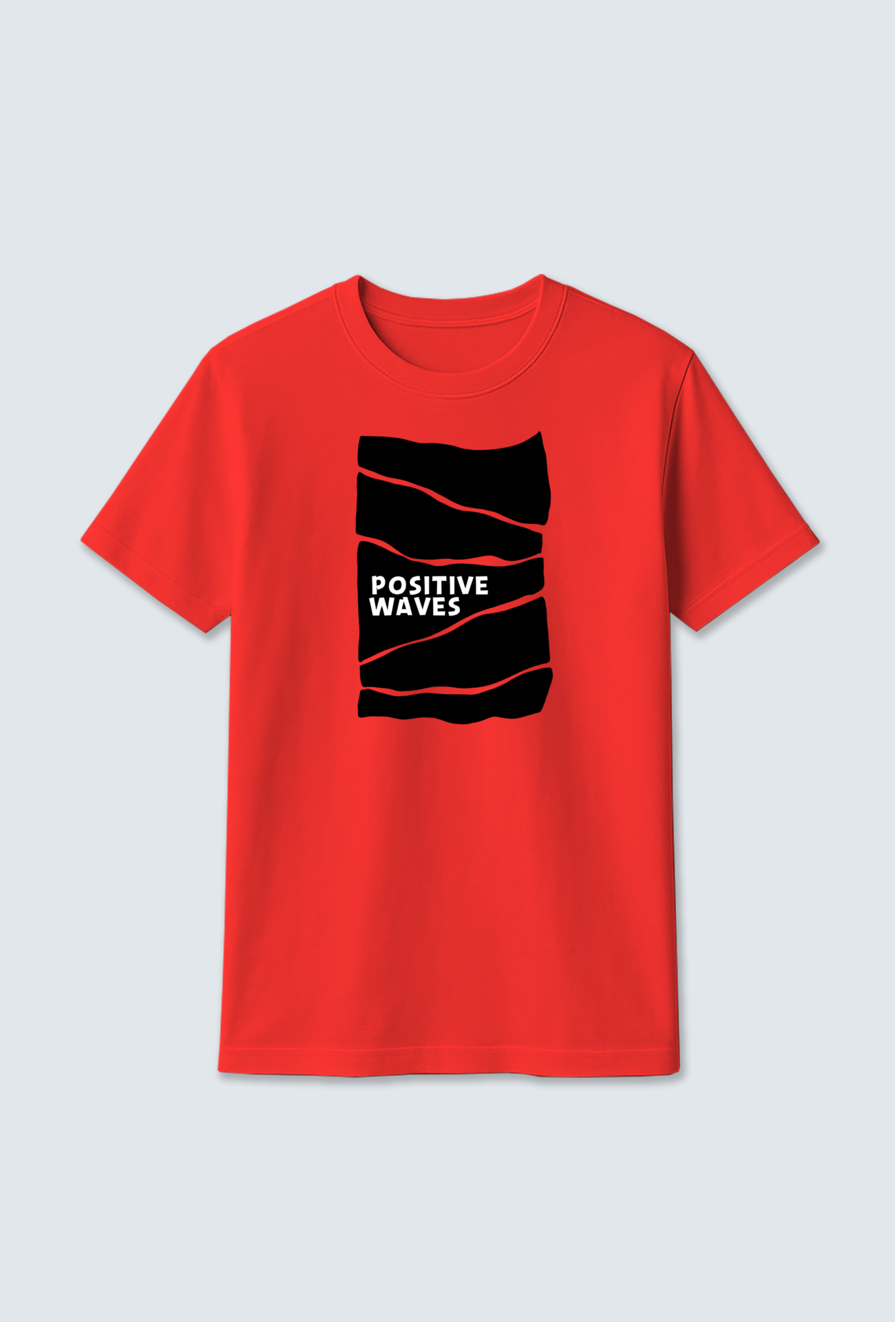 Cotton T-Shirt : 🌊 “Wave” Design Cotton T-Shirt
