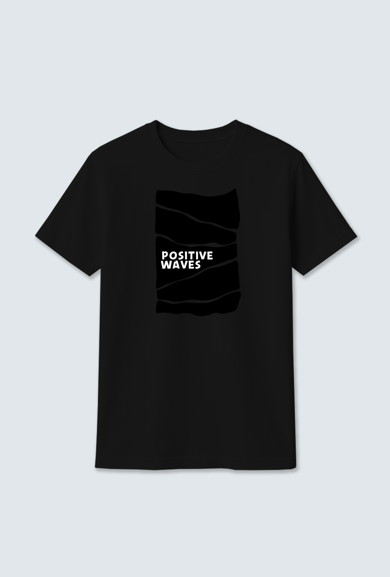 Cotton T-Shirt : 🌊 “Wave” Design Cotton T-Shirt
