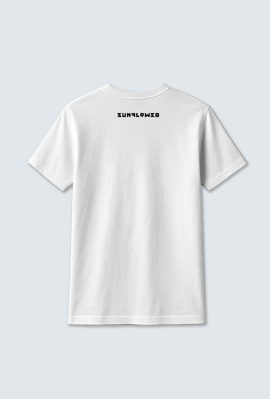 Cotton T-Shirt : Wave Design Cotton T-Shirt
