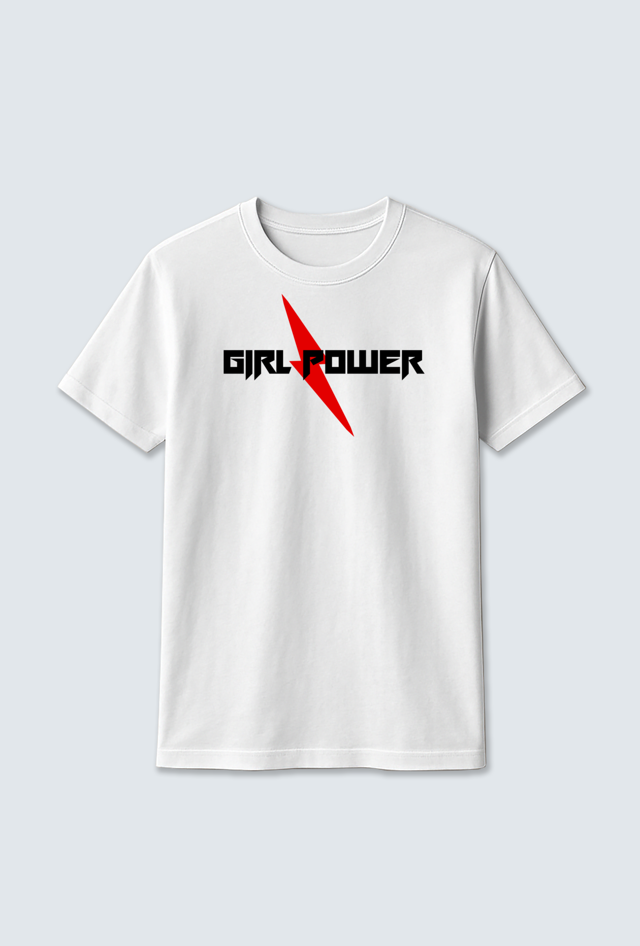 Cotton T-shirt  : GIRL POWER Cotton T-shirt – Strength Meets Style 💪✨