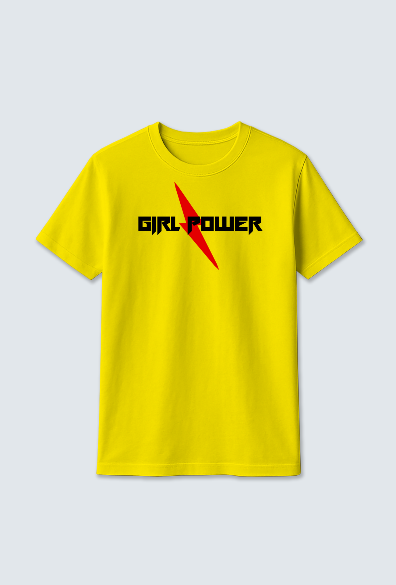 Cotton T-shirt  : GIRL POWER Cotton T-shirt – Strength Meets Style 💪✨