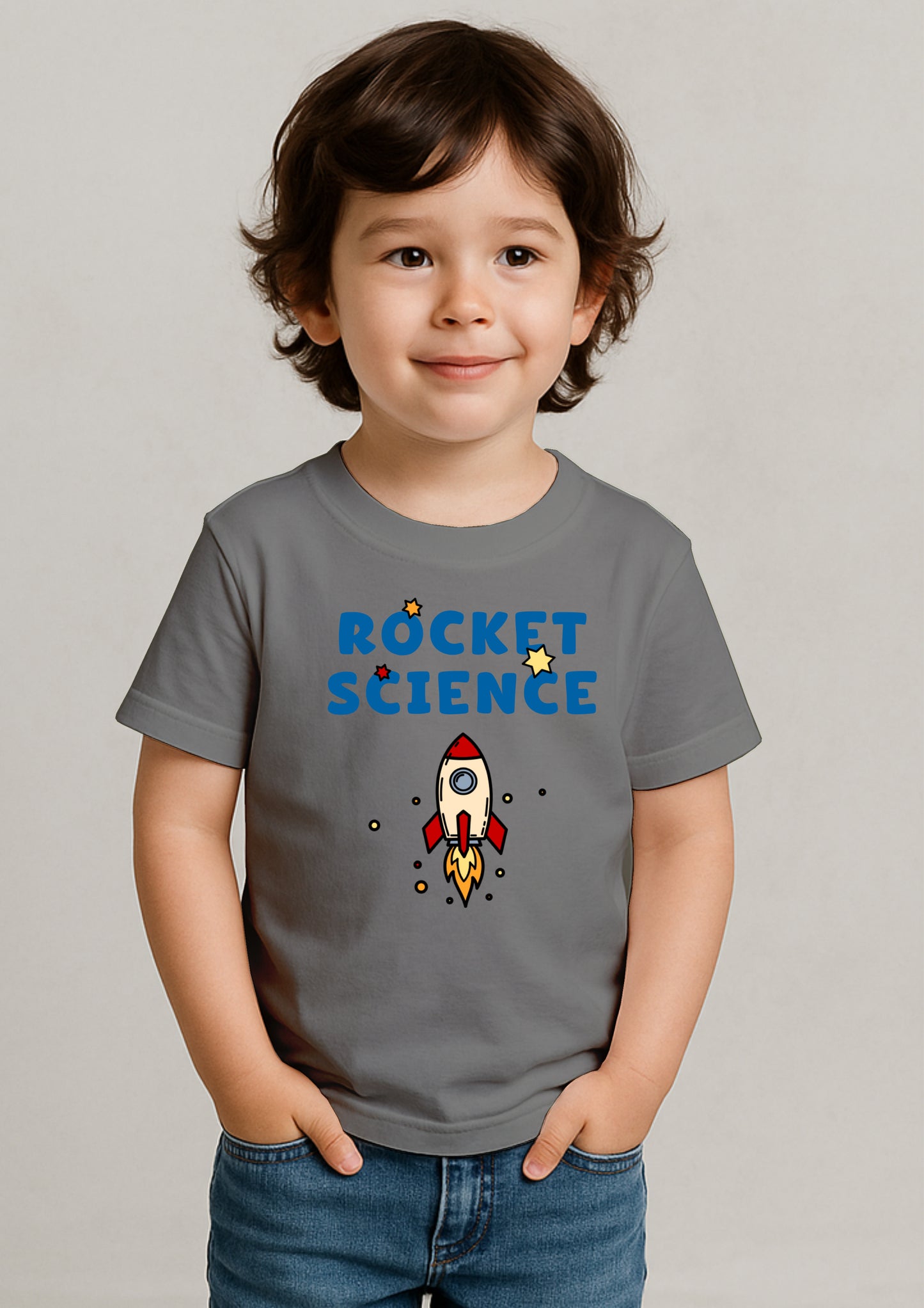 🚀 Rocket Print T-Shirt for Kids – 100% Cotton | Shop Online at SORA Fashion