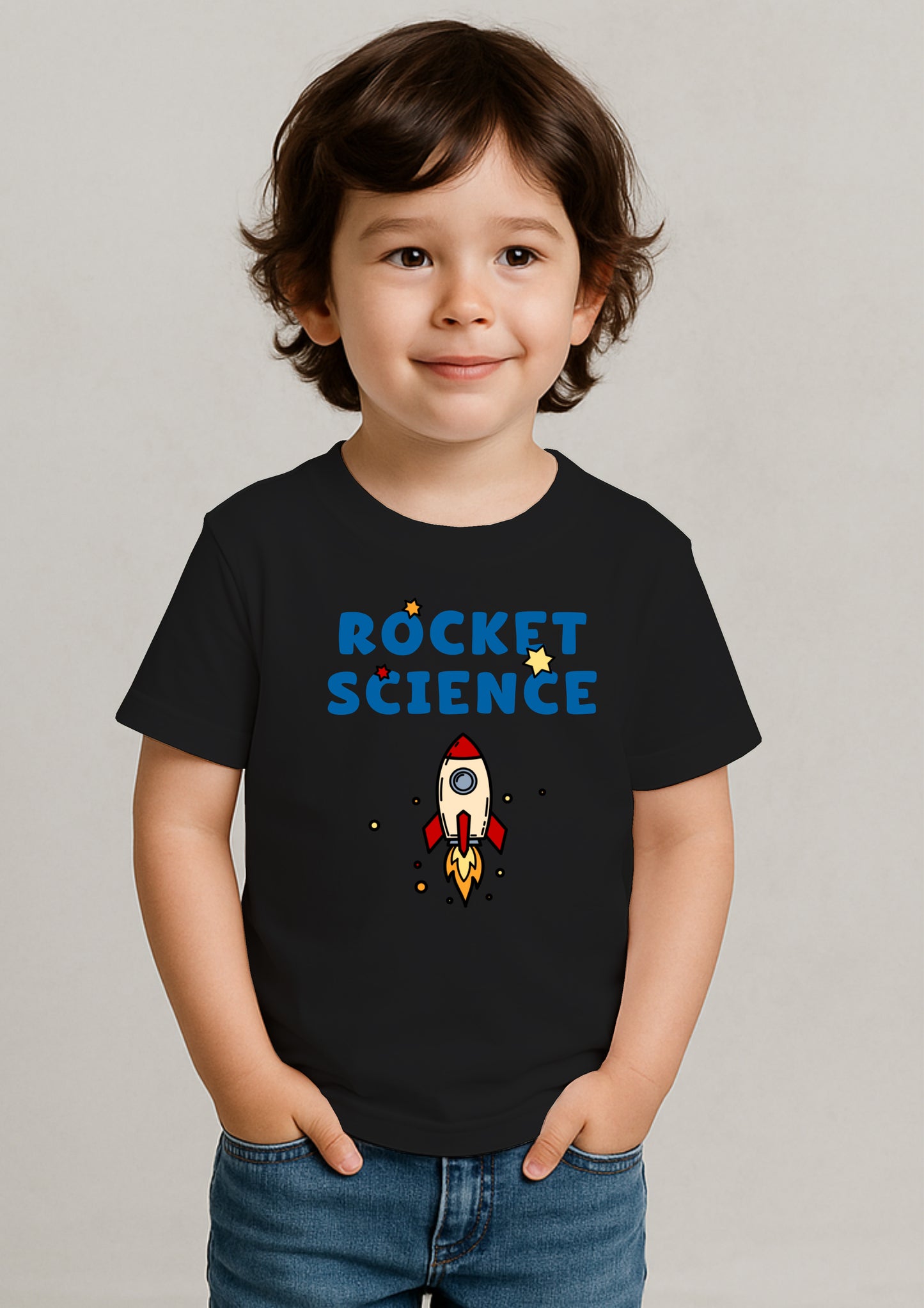 🚀 Rocket Print T-Shirt for Kids – 100% Cotton | Shop Online at SORA Fashion