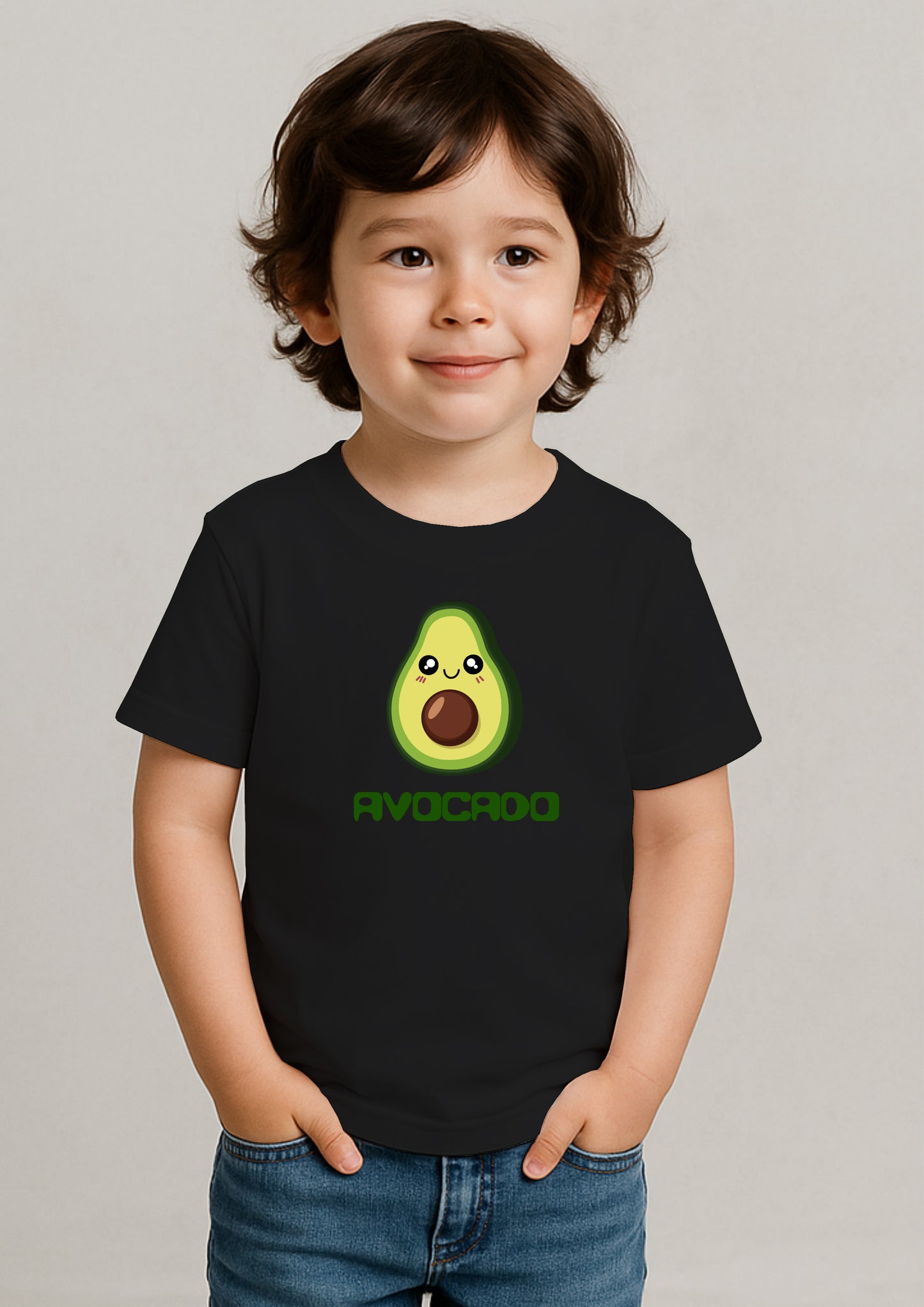 🥑 Cute Avocado (Ava-Coda) T-Shirt for Kids – 100% Cotton | Buy Online at SORA Fashion