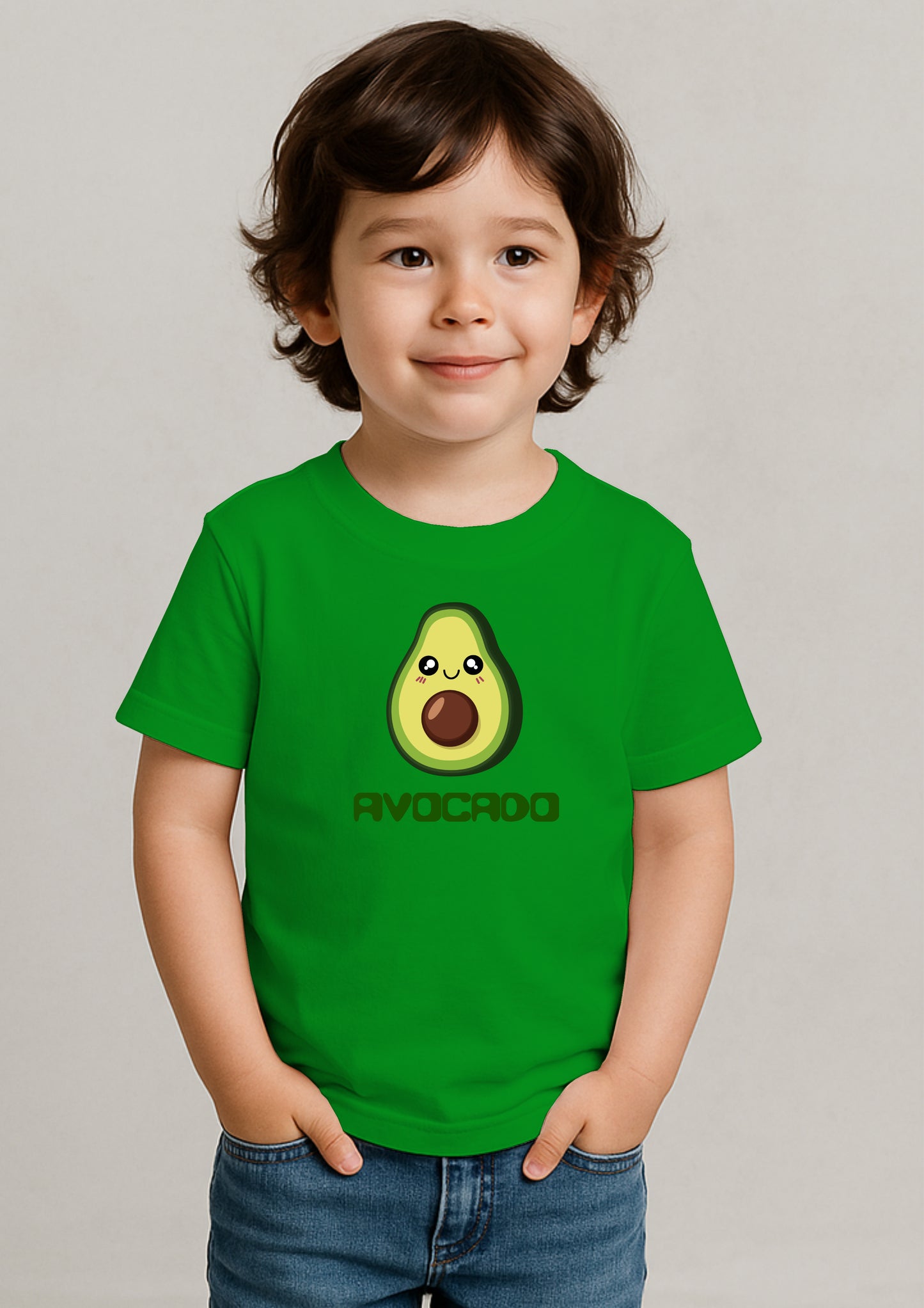 🥑 Cute Avocado (Ava-Coda) T-Shirt for Kids – 100% Cotton | Buy Online at SORA Fashion