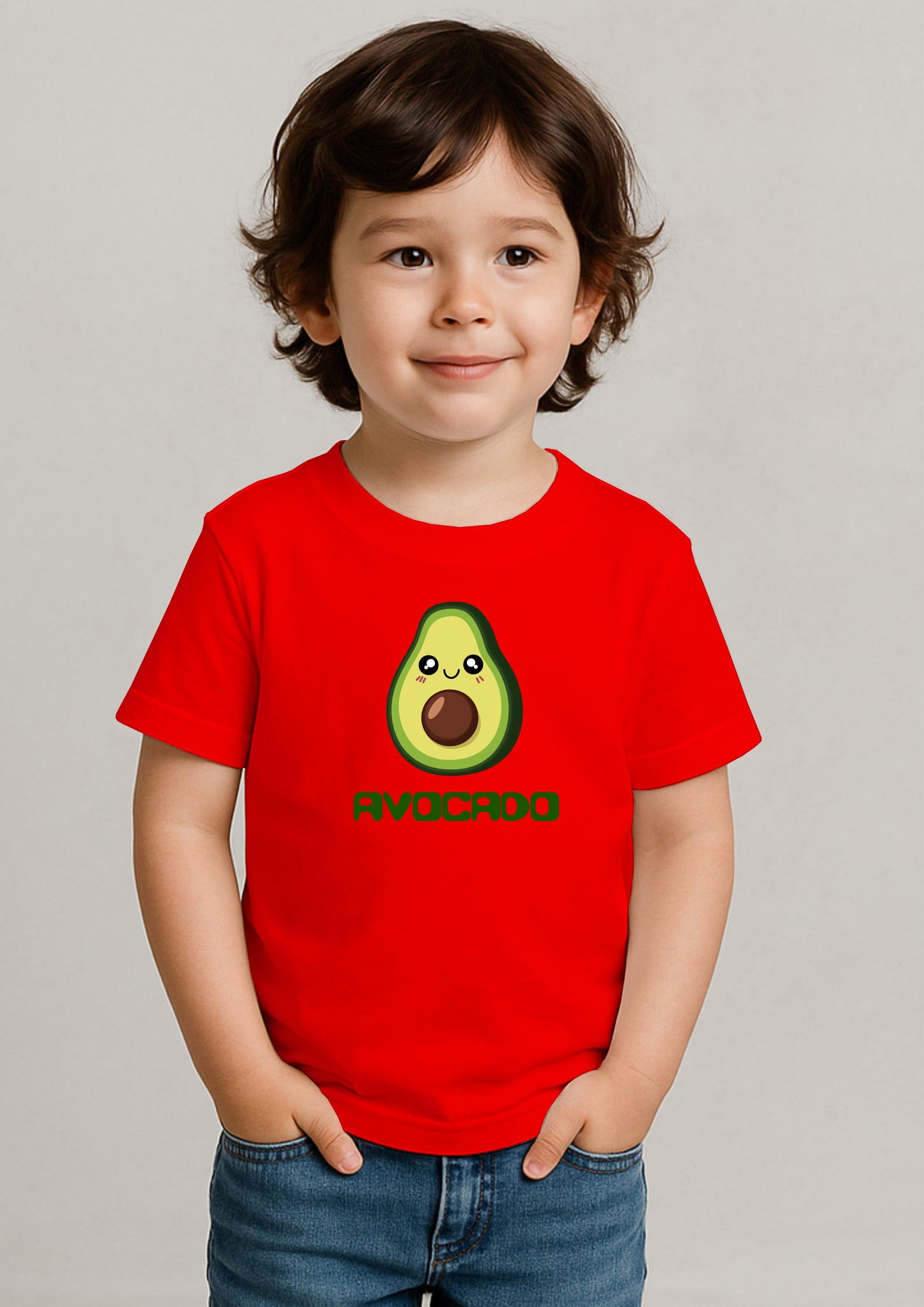 🥑 Cute Avocado (Ava-Coda) T-Shirt for Kids – 100% Cotton | Buy Online at SORA Fashion